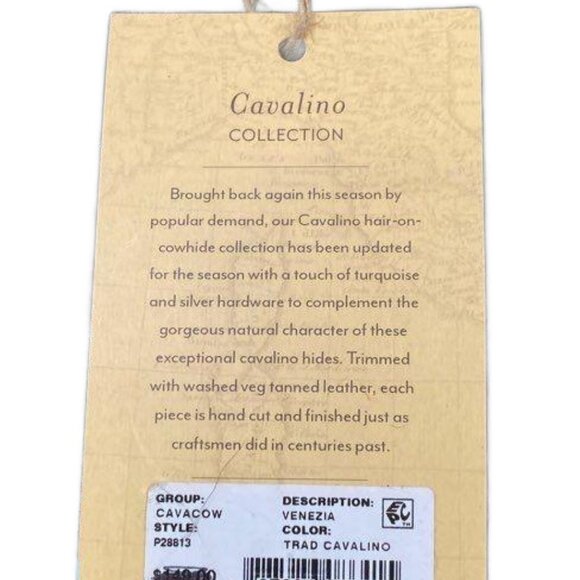 NWT! Patricia Nash Women's Leather Cavalino Cow Venezia Crossbody Bag Black - Picture 11 of 11